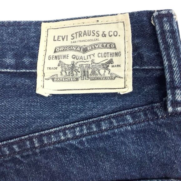 Levi Levis Levi's High Loose Denim Jeans Women's 30 30X27.5 Blue Wide Leg 90s - Picture 5 of 16